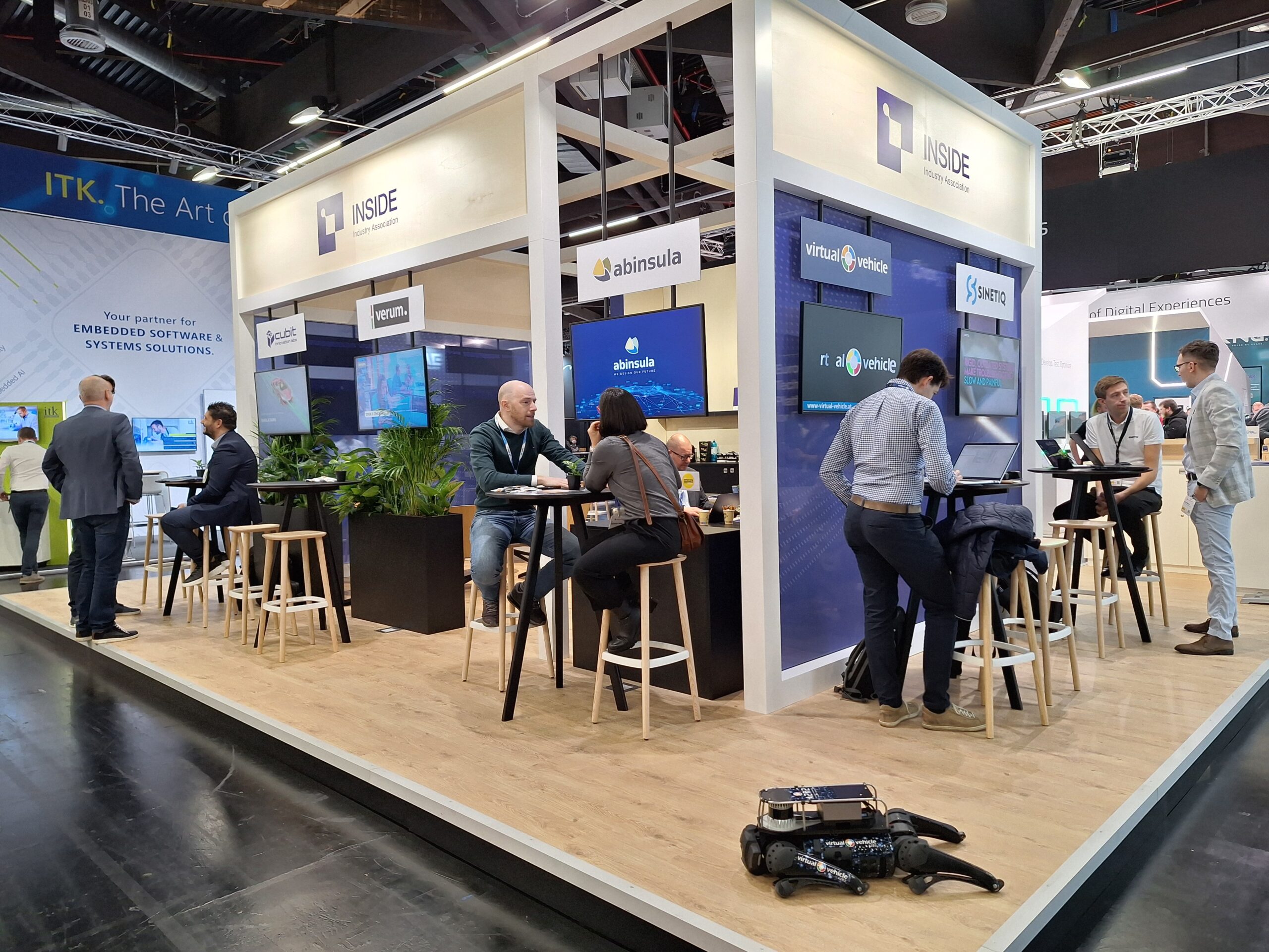 Networking at INSIDE Booth